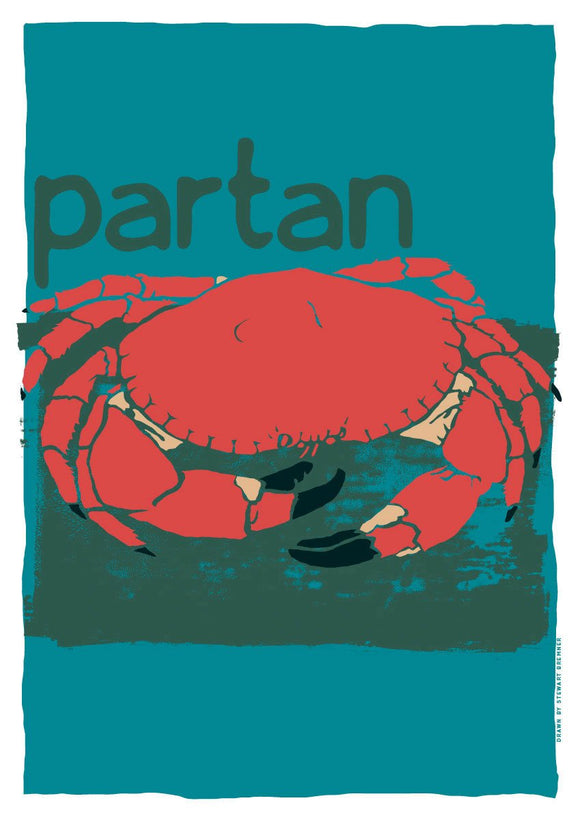 Partan – poster – Indy Prints by Stewart Bremner