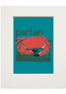 Partan – small mounted print - Indy Prints by Stewart Bremner