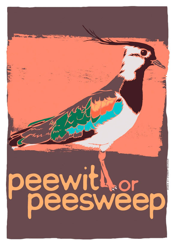 Peewit or peesweep – poster – Indy Prints by Stewart Bremner