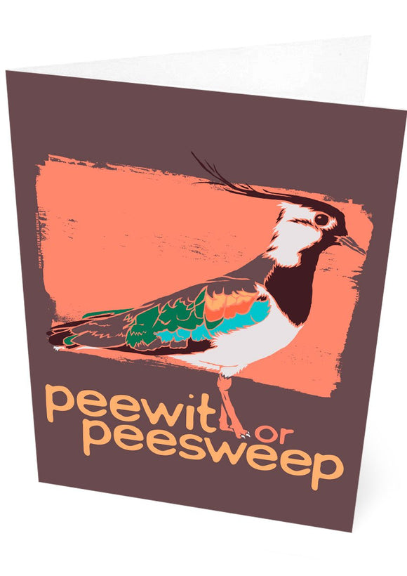 Peewit or peesweep – card – Indy Prints by Stewart Bremner