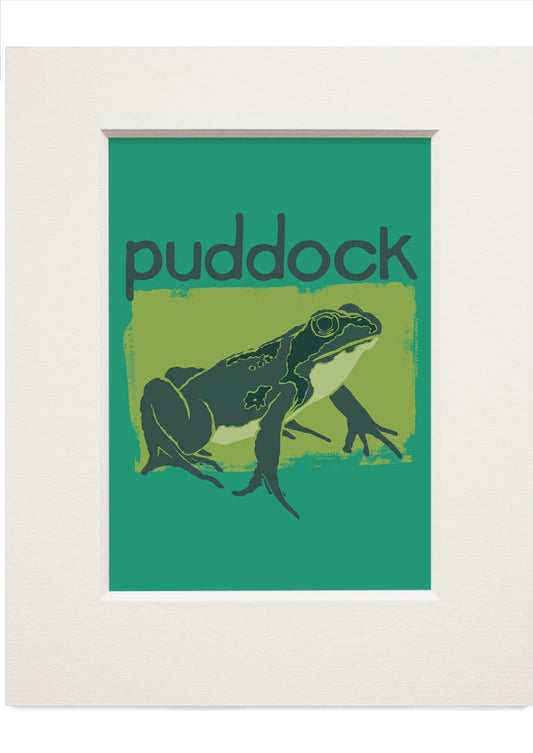 Puddock – small mounted print - Indy Prints by Stewart Bremner