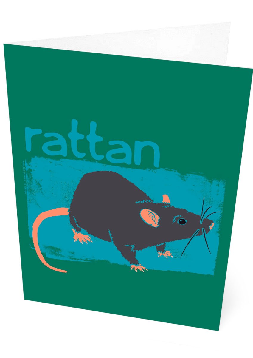 Rattan – card – Indy Prints by Stewart Bremner