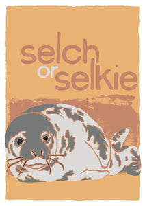 Selch or selkie – poster – Indy Prints by Stewart Bremner