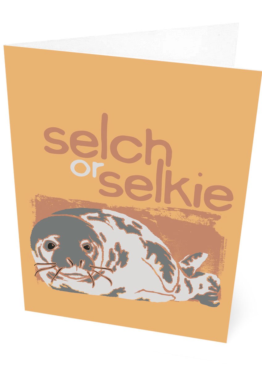 Selch or selkie – card – Indy Prints by Stewart Bremner