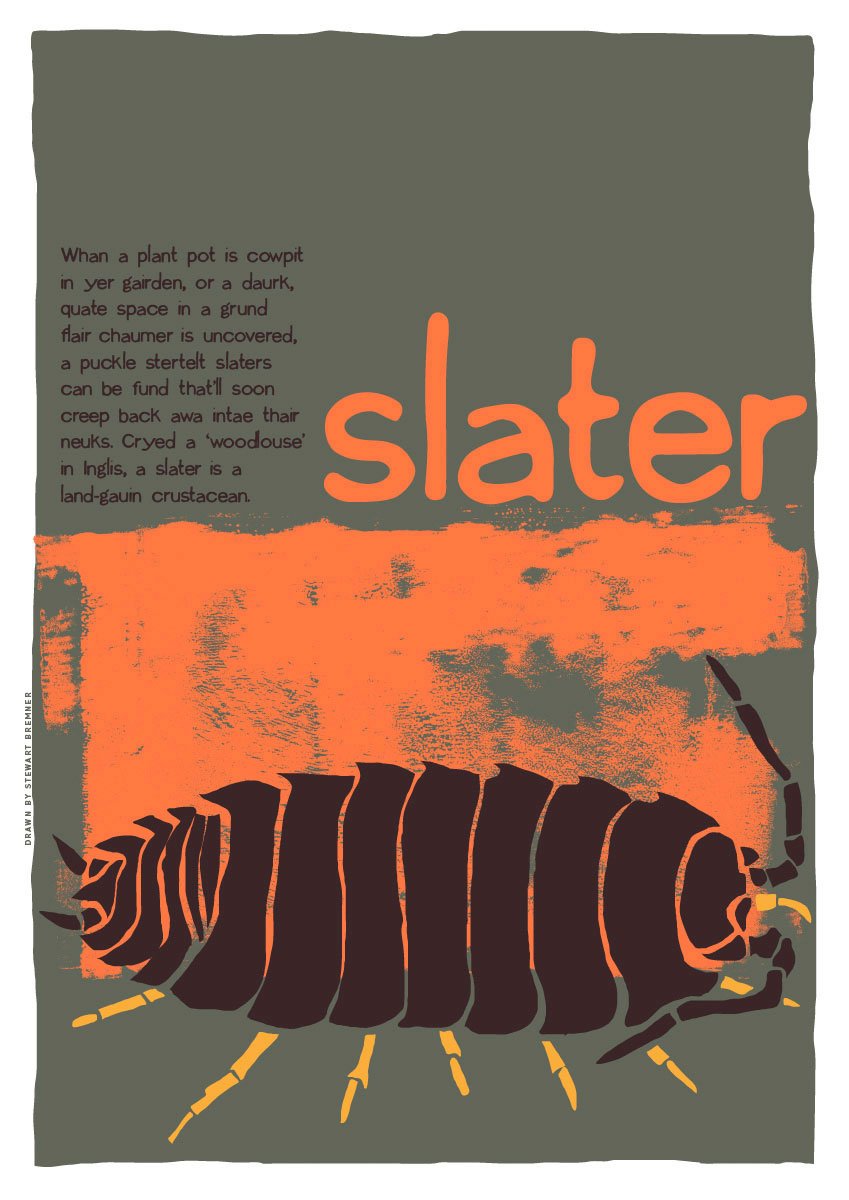 Slater – poster – Indy Prints by Stewart Bremner