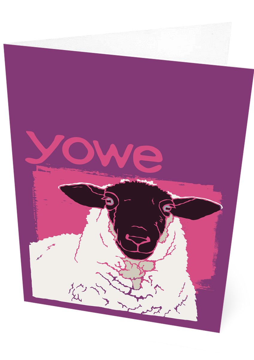 Yowe – card – Indy Prints by Stewart Bremner