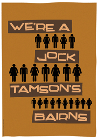 We're a Jock Tamson's bairns – poster