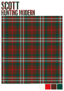 Scott Hunting Modern tartan – poster