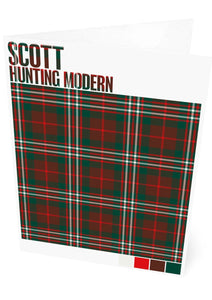 Scott Hunting Modern tartan – set of two cards