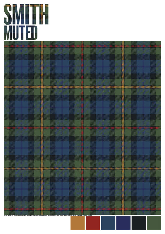 Smith Muted tartan – poster