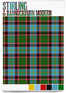 Stirling and Bannockburn Modern tartan – magnet
