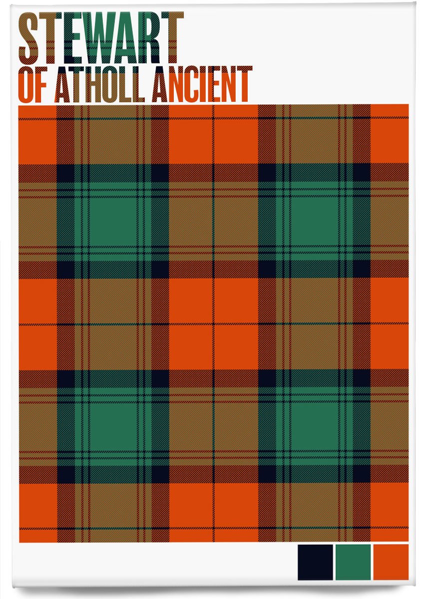 Stewart of Atholl Ancient tartan – magnet