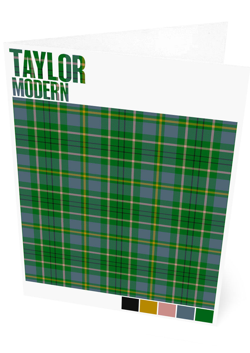 Taylor Modern tartan – set of two cards
