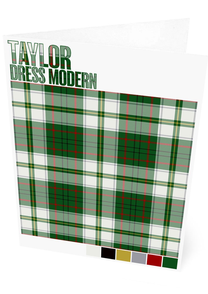 Taylor Dress Modern tartan – set of two cards