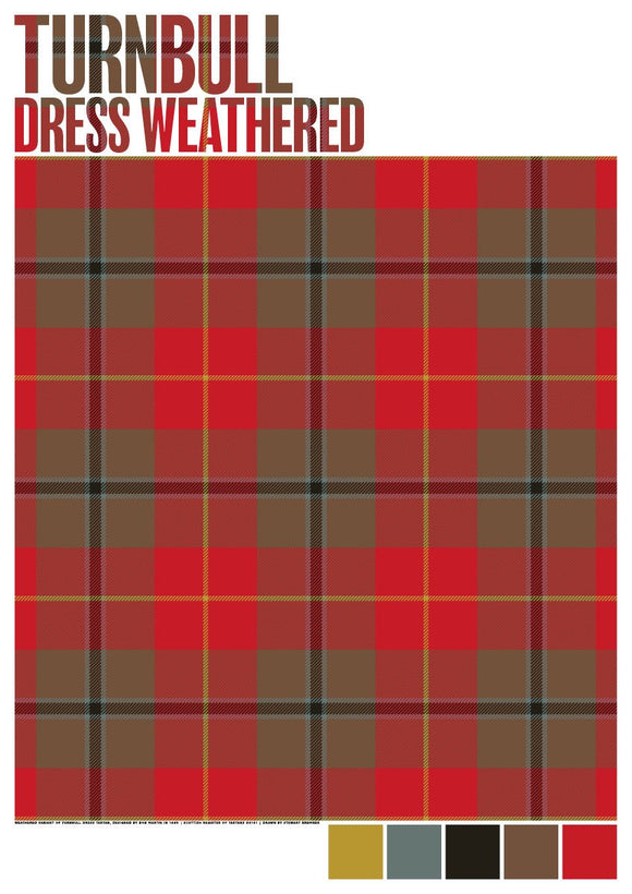 Turnbull Dress Weathered tartan – giclée print