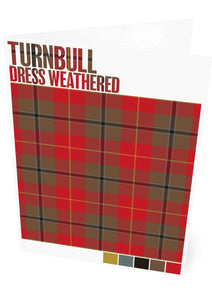 Turnbull Dress Weathered tartan – set of two cards