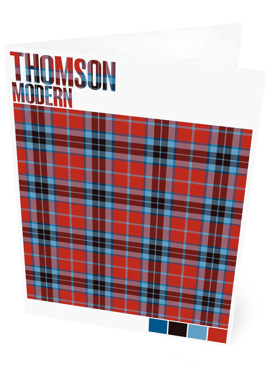Thomson Modern tartan – set of two cards