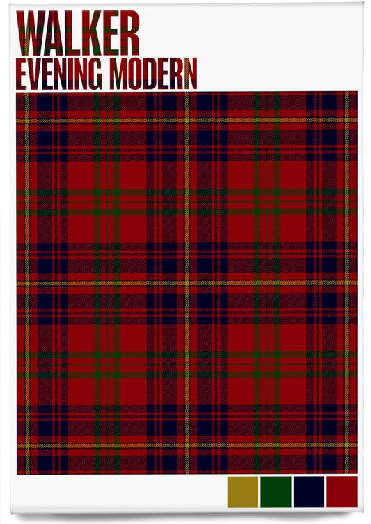 Walker Evening Modern tartan – magnet