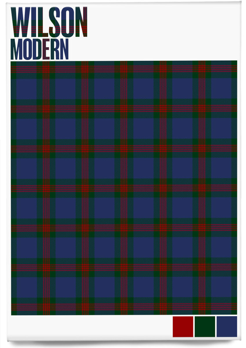 Wilson Modern tartan – magnet