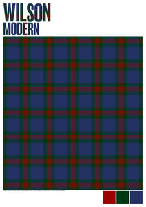 Wilson Modern tartan – poster