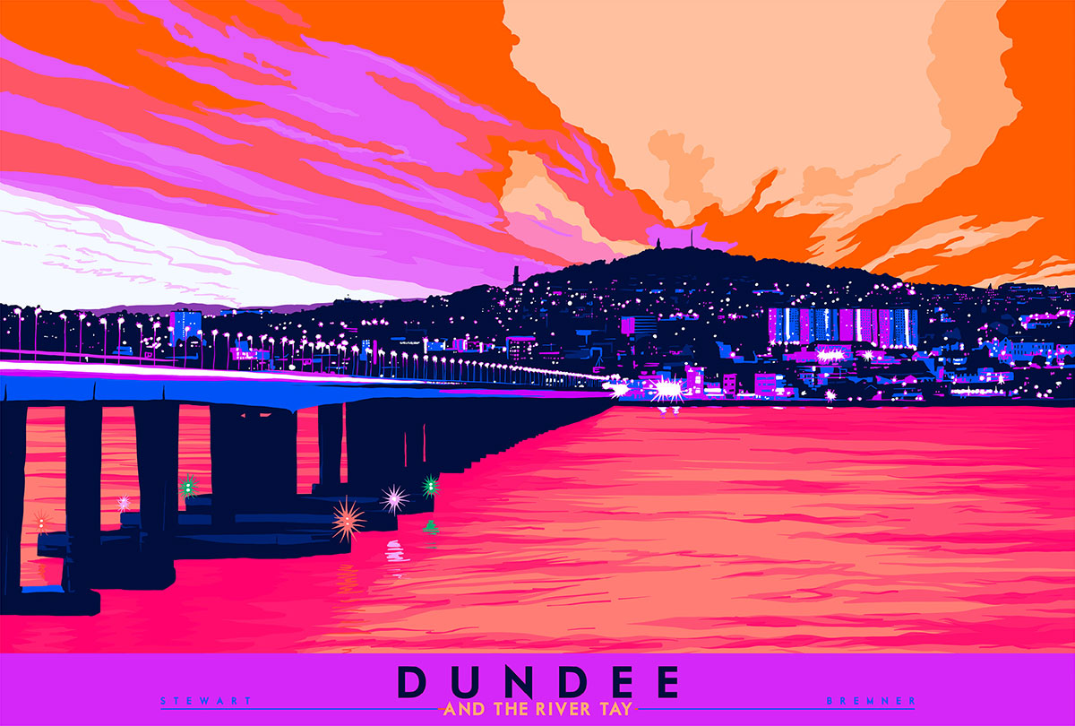 Dundee and the River Tay  – signed & limited edition print